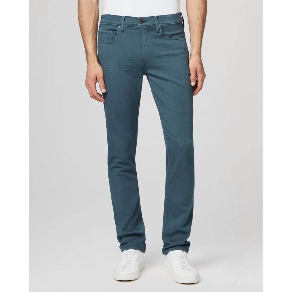 NEW PAIGE men's lennox slim fit jeans in storm sky